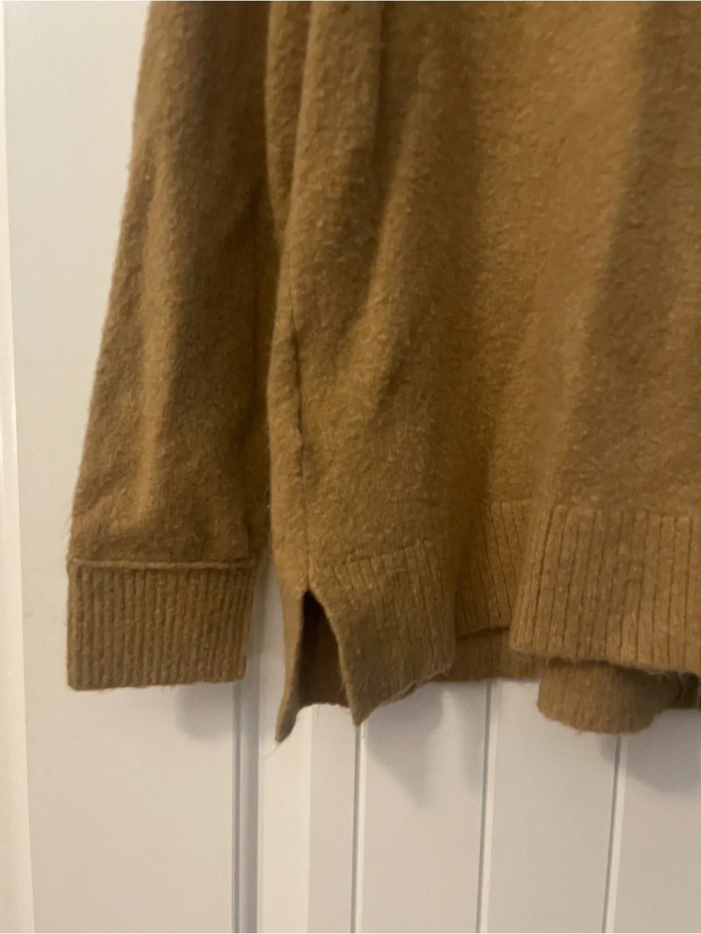 J. Crew Crewneck Sweater in Camel Tan